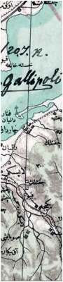 trench map gallipoli